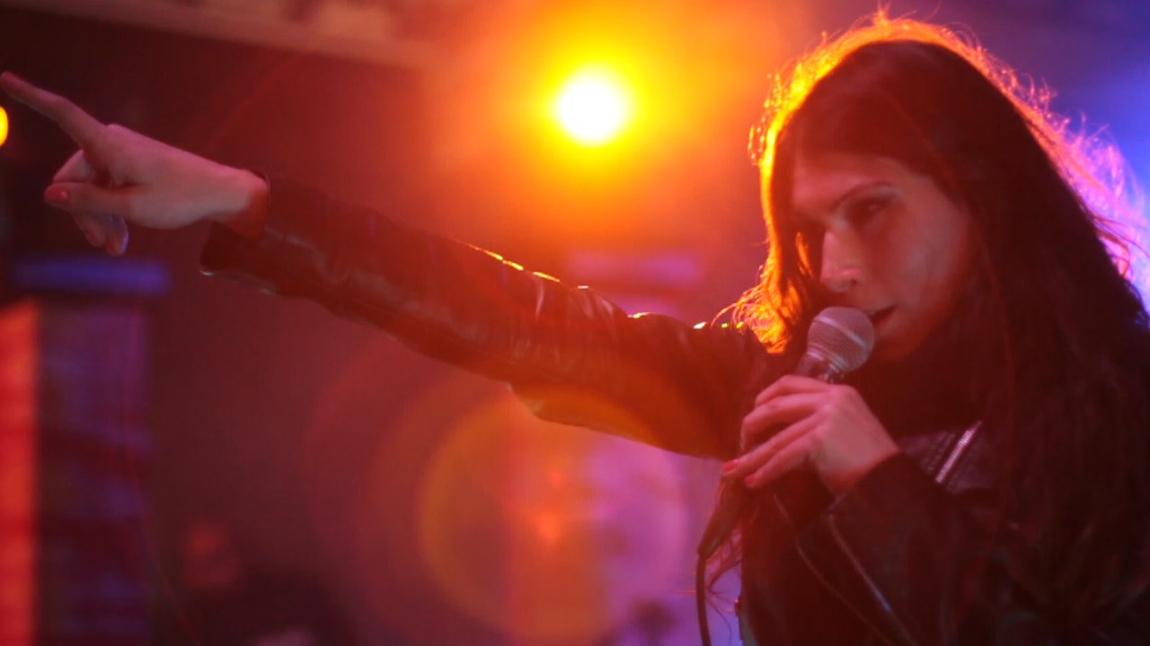 Lorna performing music